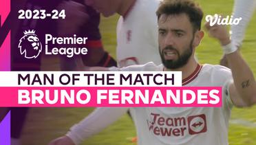 Aksi Man of the Match: Bruno Fernandes  | Bournemouth vs Man United | Premier League 2023/24