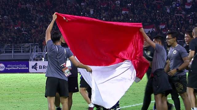 JUARA!! Euforia Kemenangan Timnas Indonesia Di Lapangan Dan Merah Putih Di Penonton | AFF U20 ASIAN CUP 2022