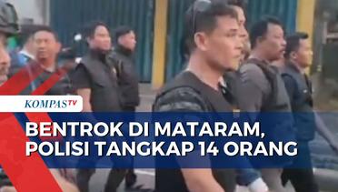 Sejumlah Polisi Terluka saat Bentrok 2 Kelompok Warga di Mataram