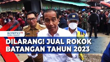 Presiden Jokowi Akan Melarang Jualan Rokok Batangan