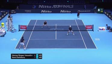 Match Highlight | J.Melzer/E.Roger-Vasselin 2 vs 1 R.Ram/J.Salisbury | Nitto ATP Finals 2020