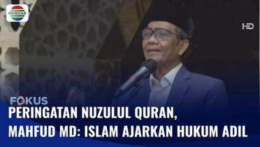 Peringatan Nuzulul Quran Digelar di Masjid At-Taufiq, Mahfud MD Jadi Penceramah | Fokus