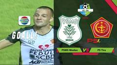 Hattrick Aleksandar Rakic - PSMS Medan (0) vs (3) PS Tira | Go-Jek Liga 1 Bersama Bukalapak
