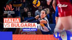 Match Highlights | Italia vs Bulgaria | Women's Volleyball Nations League 2022