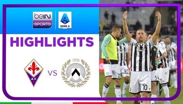 Match Highlights | Fiorentina 0 vs 4 Udinese | Serie A 2021/2022