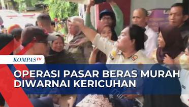 Berebut Beras Murah, Operasi Pasar Murah di Bekasi Diwarnai Kericuhan!