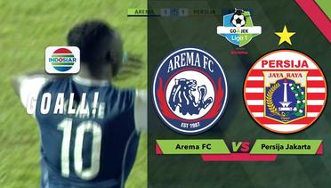 Goal Makan Konate - Arema FC (1) vs (1) Persija Jakarta | Go-Jek Liga 1 bersama Bukalapak