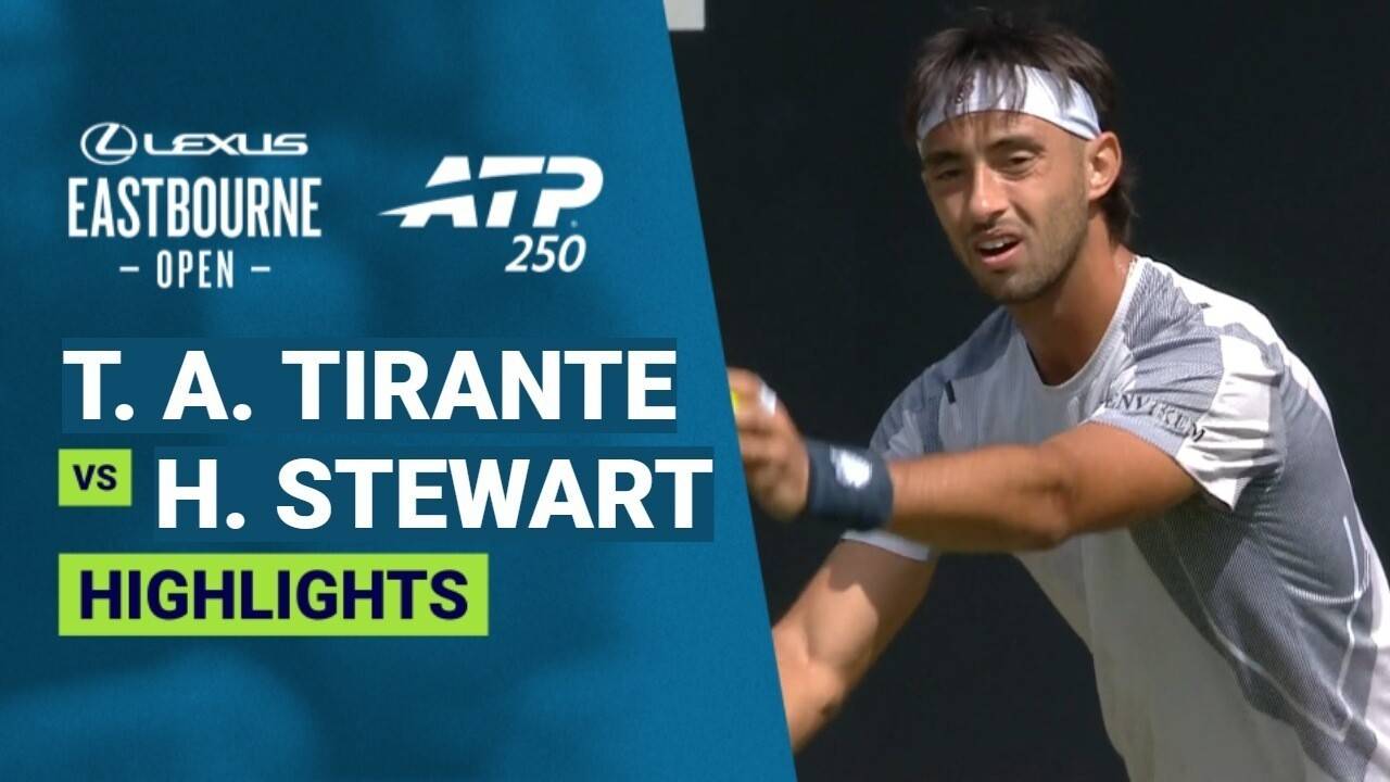 Thiago Agusti Tirante vs Hamish Stewart - Round 1 | ATP 250: Lexus Eastbourne Open