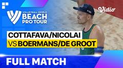 Full Match | Cottafava/Nicolai (ITA) vs Boermans/De Groot (NED) | Beach Pro Tour - Tepic Elite16, Mexico 2023