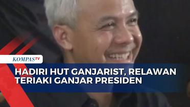Hadiri HUT ke-2 Ganjarist di Jakarta, Ganjar Pranowo Diteriaki Presiden oleh Ribuan Relawan!