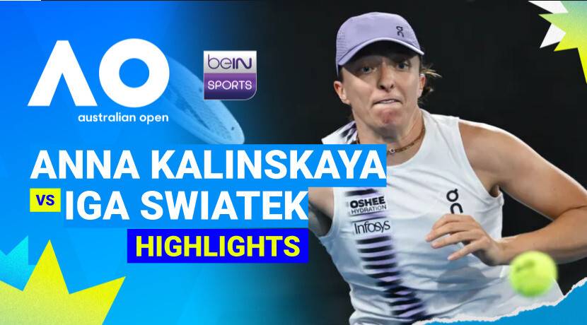Anna Kalinskaya (RUS) vs Iga Swiatek (POL) - Women's Singles Round 3 | Australian Open 2026