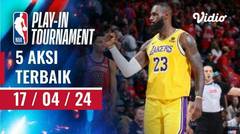 Top 5 | Aksi Terbaik - 17 April 2024 | NBA Play-in Tournament 2023/24