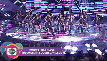 Enerjik! Penampilan Jkt48 "River" Bakar Semangat Penonton - KLB Indonesian Soccer Awards 2020