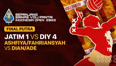 Full Match | Final Putra | JATIM 1: Ashfiya/Fahriansyah vs DIY 4: Dian/Ade | Sirnas Voli Pantai 2022