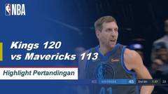 NBA | Cuplikan Hasil Pertandingan : Kings 120 VS Mavericks 113