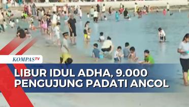Ribuan Pengunjung Padati Kawasan Pantai Ancol di Hari Raya Idul Adha