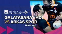 Highlight | Galatasaray Hdi Sigorta Sigorta vs Arkas Spor | Men's Turkish League