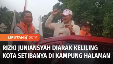 Heboh! Peraih Medali Emas Olimpiade, Rizki Juniansyah Diarak Keliling Kota | Liputan 6