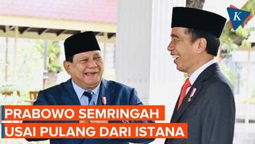 Prabowo Disebut Semringah Usai Bertemu Jokowi, Ada Apa?