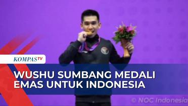 Atlet Wushu Harris Horatius Sumbang Medali Emas Ketiga Indonesia di Asian Games 2022!