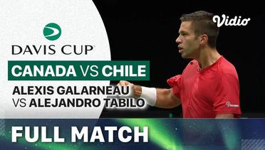 Full Match | Canada (Alexis Galarneau) vs Chile (Alejandro Tabilo) | Davis Cup 2023