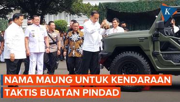 Saat Jokowi Beri Nama "Maung" untuk Kendaraan Taktis TNI Buatan Indonesia