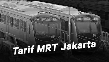 Sah! Tarif MRT Jakarta Rp8.500 