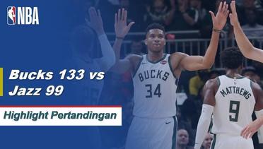 NBA | Cuplikan Pertandingan: Bucks 133 vs Jazz 99 | 2019 NBA Preseason