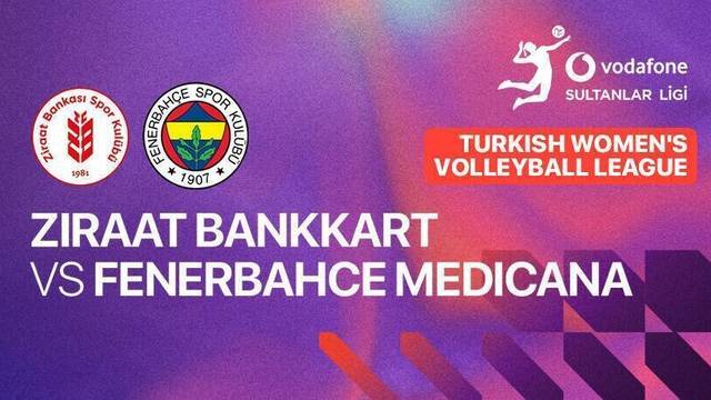 Ziraat Bankkart vs Fenerbahce Medicana - Full Match | Turkish Men's Volleyball League 2025/26