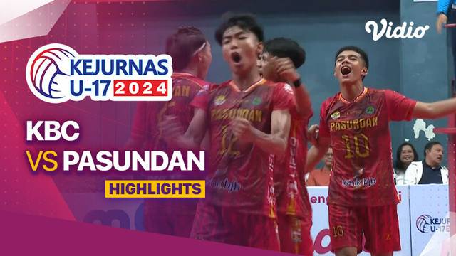 Final Putra: KBC vs Pasundan - Highlights | Kejurnas Bola Voli Antarklub U-17 2024