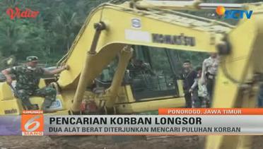Proses Evakuasi Korban Longsor Ponorogo - Liputan6 Siang