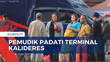 H-1 Jelang Hari Raya Idulfitri, Pemudik Padati Terminal Kalideres Jakarta Barat | 21 April 2023