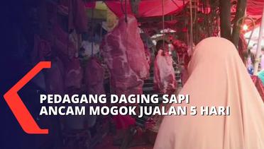 Pedagang Daging Sapi di Pasar Kebayoran Lama Ancam Mogok Jualan 5 Hari