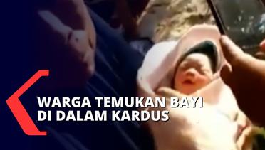 Warga Bandar Lampung Temukan Bayi Baru Lahir dalam Kardus di Teras Rumah