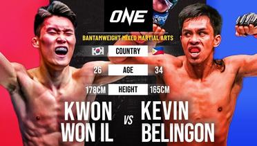 EXCRUCIATING BODY SHOT Kwon Won Il vs. Kevin Belingon | Full Fight