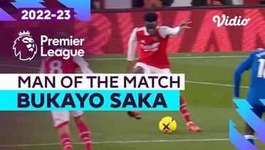 Aksi Man of the Match: Bukayo Saka | Arsenal vs Everton | Premier League 2022/23
