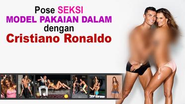 Ronaldo Berduet dengan Model Pakaian Dalam untuk Sampul Majalah