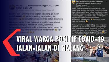 Viral Warga Positif Covid Jalan-Jalan di Malang, Polisi Panggil Pemilik Akun