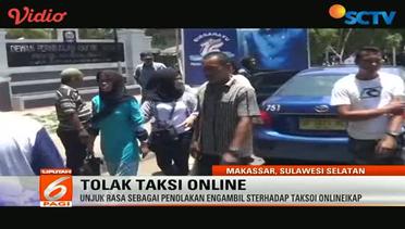 Sopir Taksi Konvensional di Makassar Tolak Taksi Online - Liputan 6 Pagi