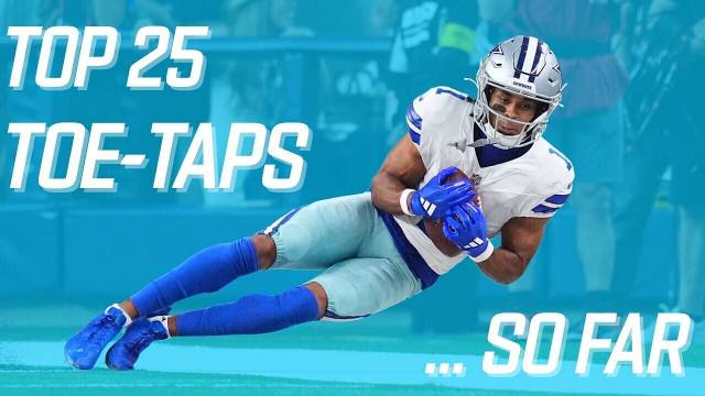 Top 25 Toe Tap Catches Of 2025 So Far | NFL 2025/26