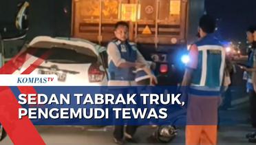 Kronologi Mobil Sedan Tabrak Truk Kontainer di Tol Dalam Kota KM 15 Tanjung Duren, Pengemudi Tewas