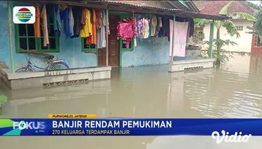 Banjir Merendam Permukiman Warga di Purworejo