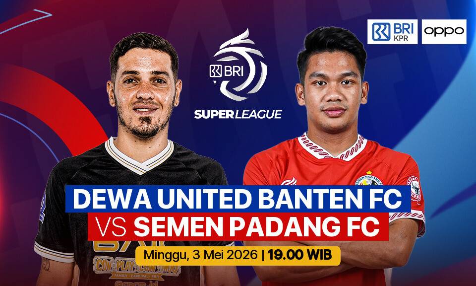 Dewa United Banten FC vs Semen Padang FC