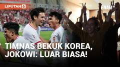 Presiden Jokowi Sanjung Timnas Indonesia U-23 Usai Kemenangan atas Korea Selatan