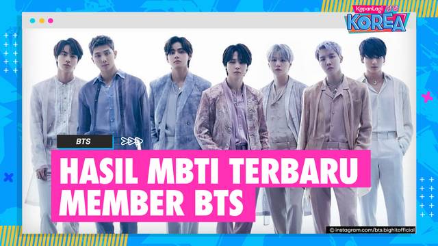 MBTI Member BTS
