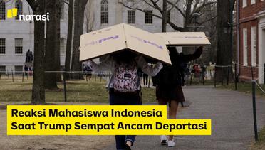 Reaksi Mahasiswa Indonesia Saat Trump Sempat Ancam Deportasi