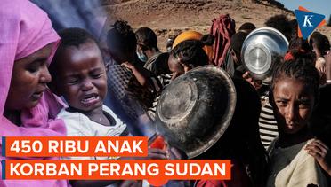 UNICEF Sebut 450 Ribu Anak Terpaksa Jadi Korban Perang Sudan