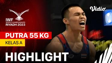 Highlights | Putra 55 kg - Kelas A | IWF World Championships 2023