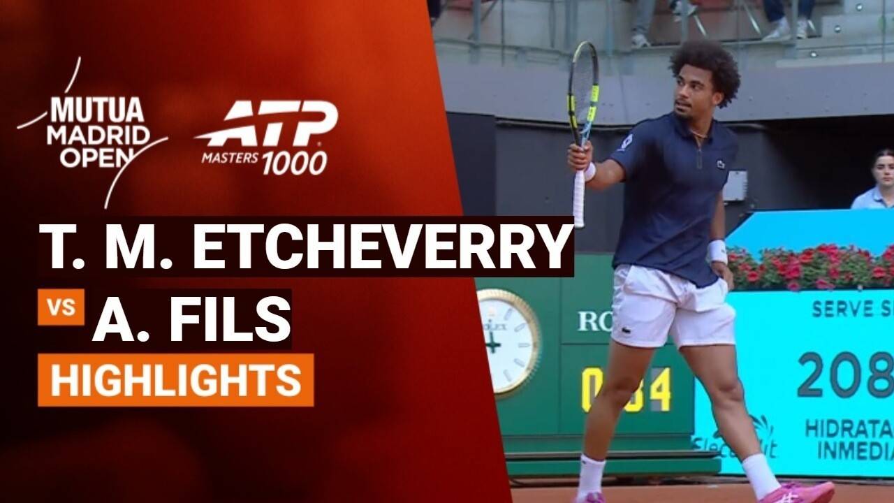 Tomas Martin Etcheverry vs Arthur Fils - Round of 16 (Arantxa Sanchez Stadium) | ATP 1000: Mutua Madrid Open 2026