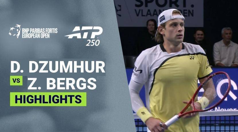 Damir Dzumhur vs Zizou Bergs - Round 2 | ATP 250: BNP Paribas Fortis European Open 2026